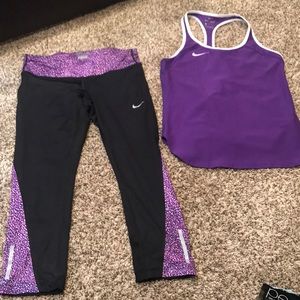 Nike running suit